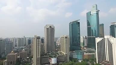 高清航拍上海空镜上海城市高楼视频的预览图